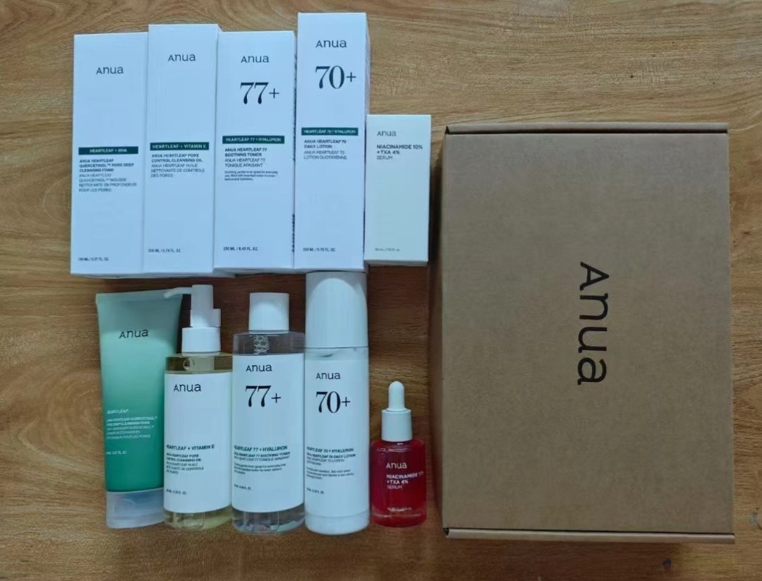 Set Skincare Coreano Anua del catálogo HoneyUniverso